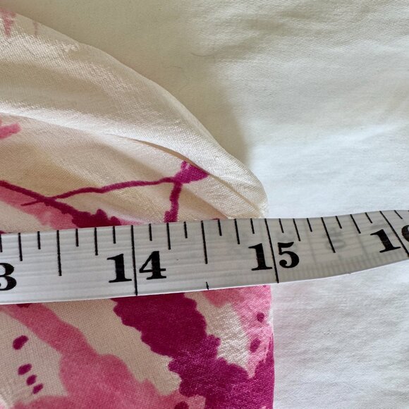 Alexia Admor 100% Silk White with Pink Floral Splatter Design Mini Party Dress - Picture 12 of 15